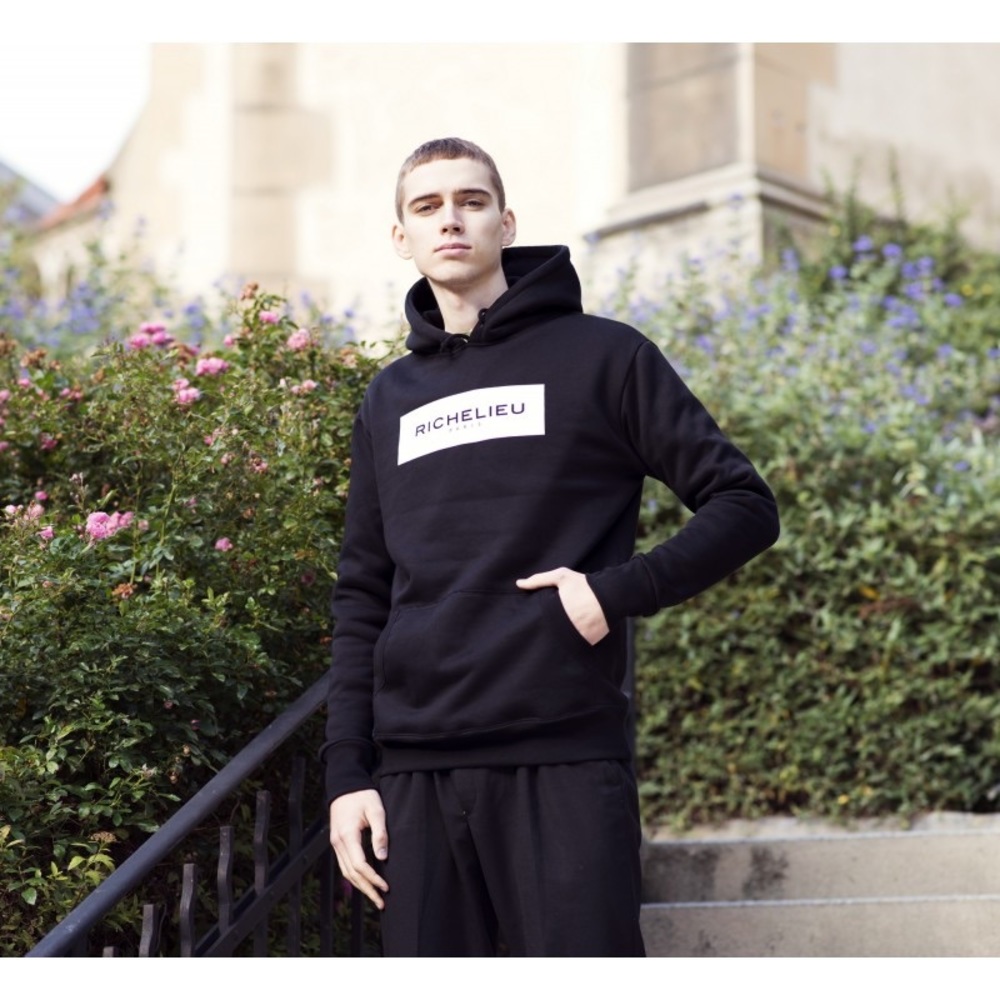 Richelieu Paris logo hoodie black - Picture 9 of 10